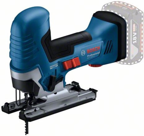 Bosch bleu gst 18v-125 s professionnel | scie sauteuse sans fil | sans batterie ni chargeur | en l-boxx - 06015b2000