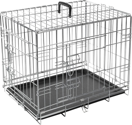 Banc Flamingo 2 portes - argent - 63 x 43 x 49 cm