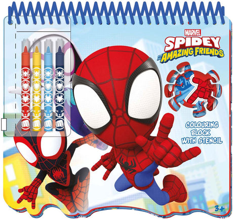 Bloc de dessin au pochoir Toyland Spidey