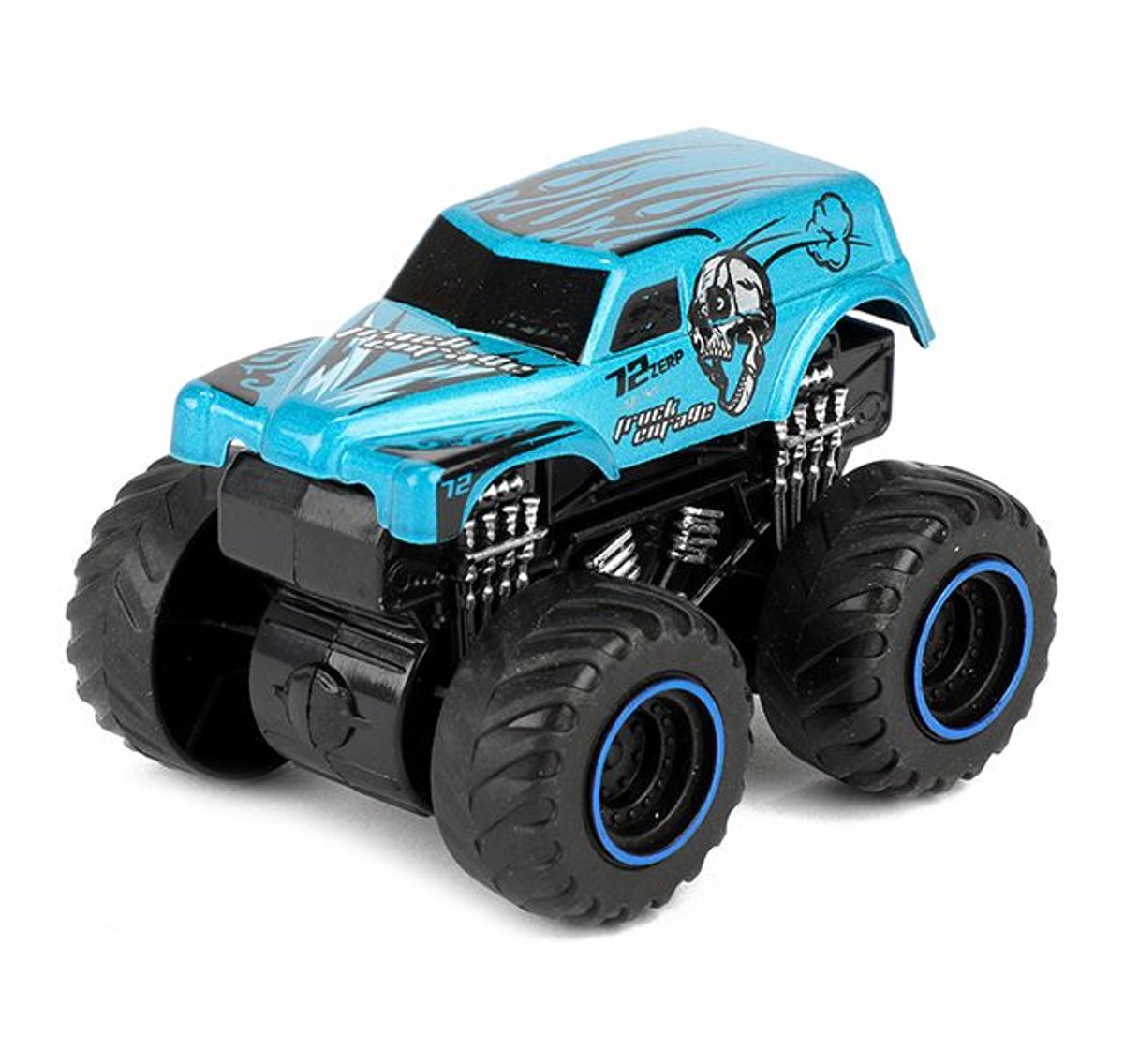 Les camions de voitures TOI-TOYS sauvent un mini-camion monstre