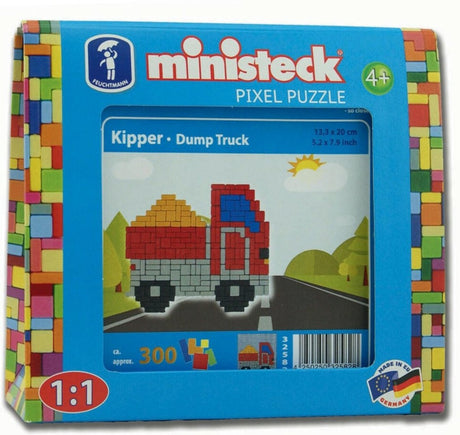 Ministeck camion benne petite caisse 300 pièces