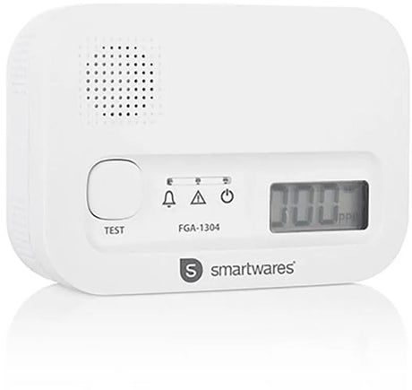 Détecteur de monoxyde de carbone Smartwares FGA-13041 Capteur 10 ans Piles 3 ans