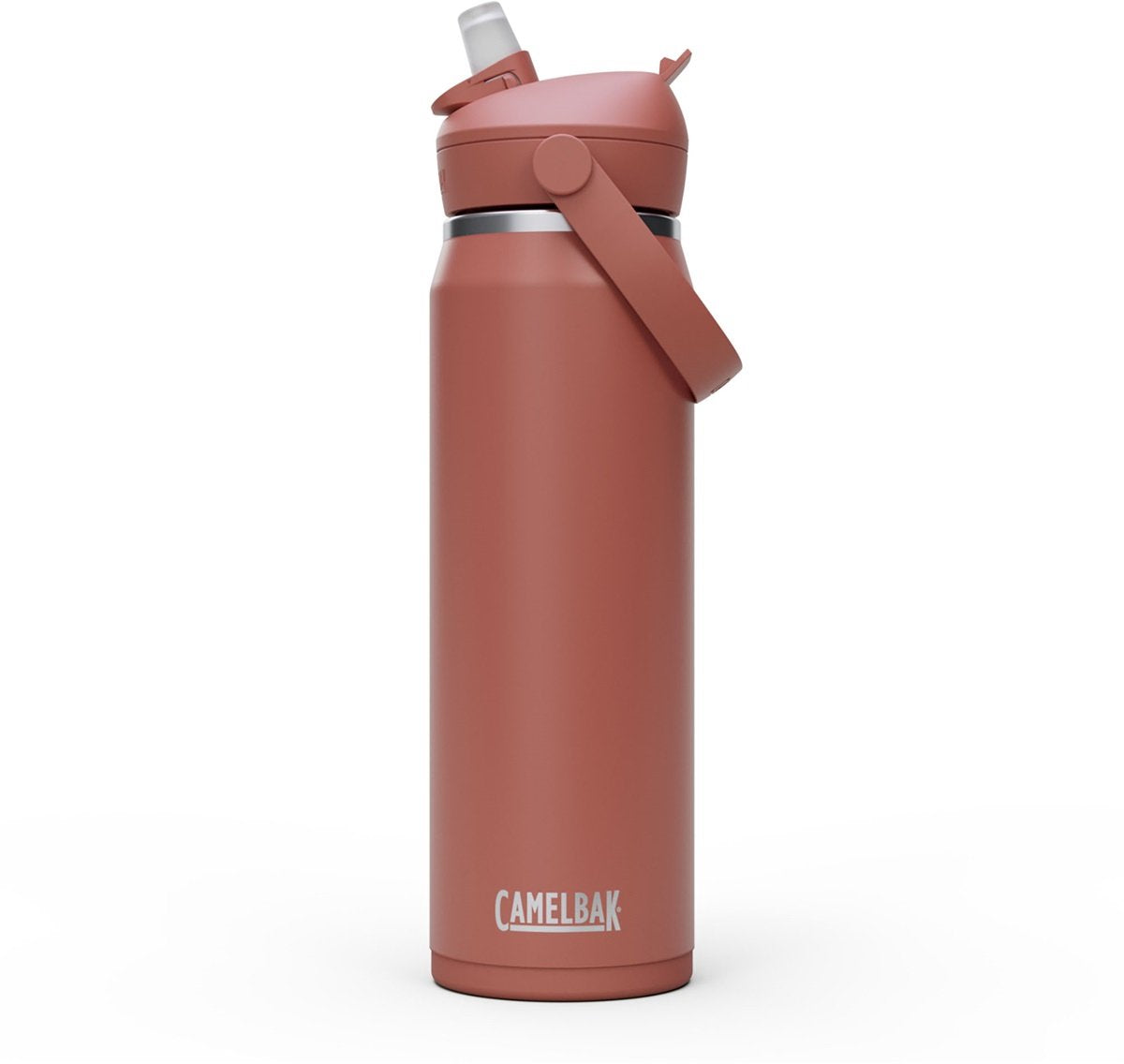 Camelbak thrive flip paille - isolé sous vide - gourde isolante - 750 ml - rouge (sierra red)