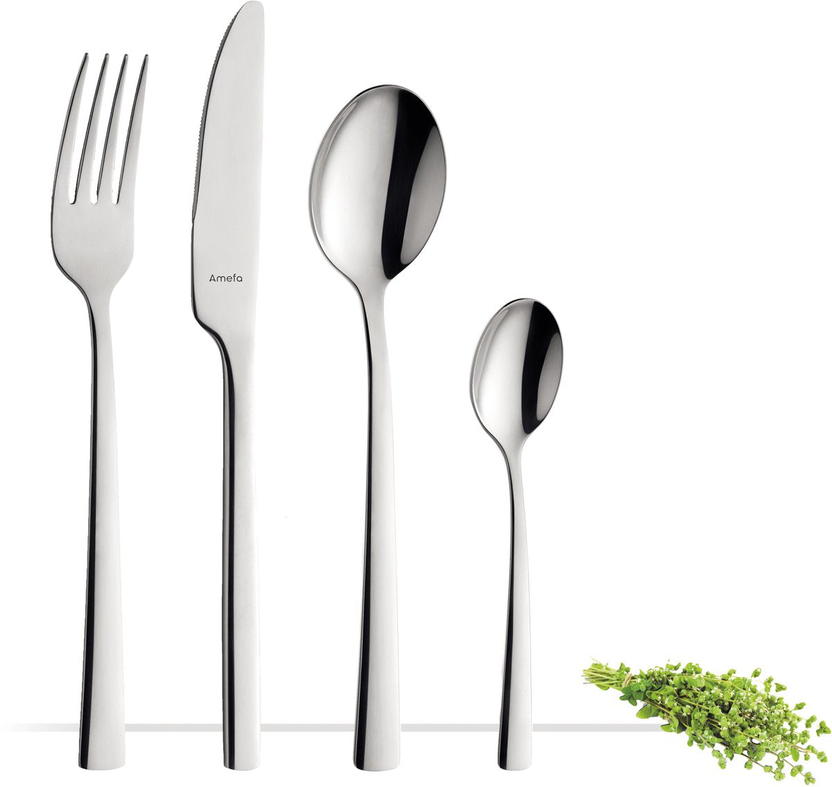 Amefa manille - Ménagère 24 pièces - pour 6 personnes - couleur argent