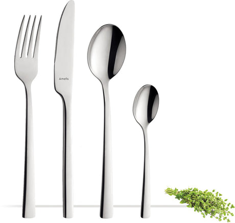Amefa manille - Ménagère 24 pièces - pour 6 personnes - couleur argent