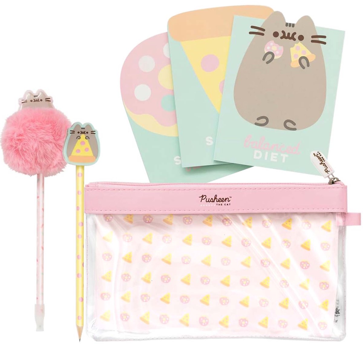 Ensemble stationnaire Pusheen - collection gourmande