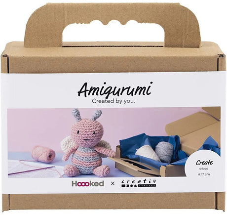 Société créative https : www.ccobby.nl hobbyset-amigurumi-honeybee-pastelcolors-1-box