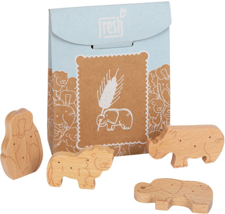 Small foot – nourriture de jeu en bois pour animaux, crackers, 8 pièces.