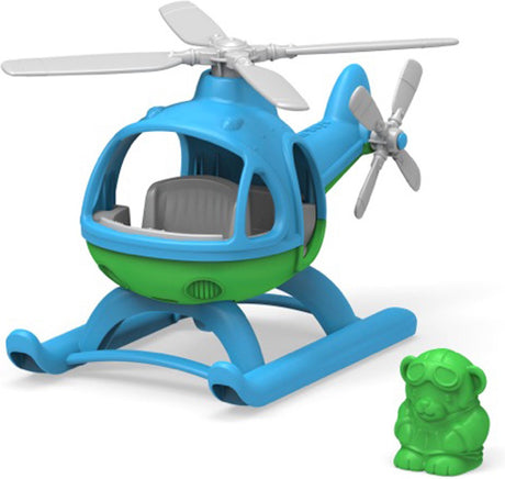 Hélicoptère de jouets verts Bigjigs