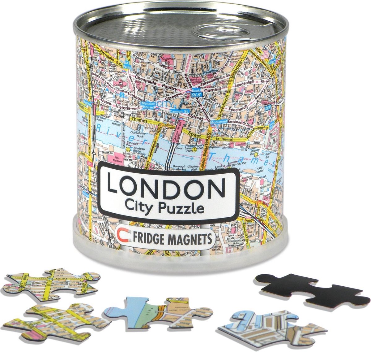 City puzzle londres ville - puzzle - magnétique - 100 pièces de puzzle