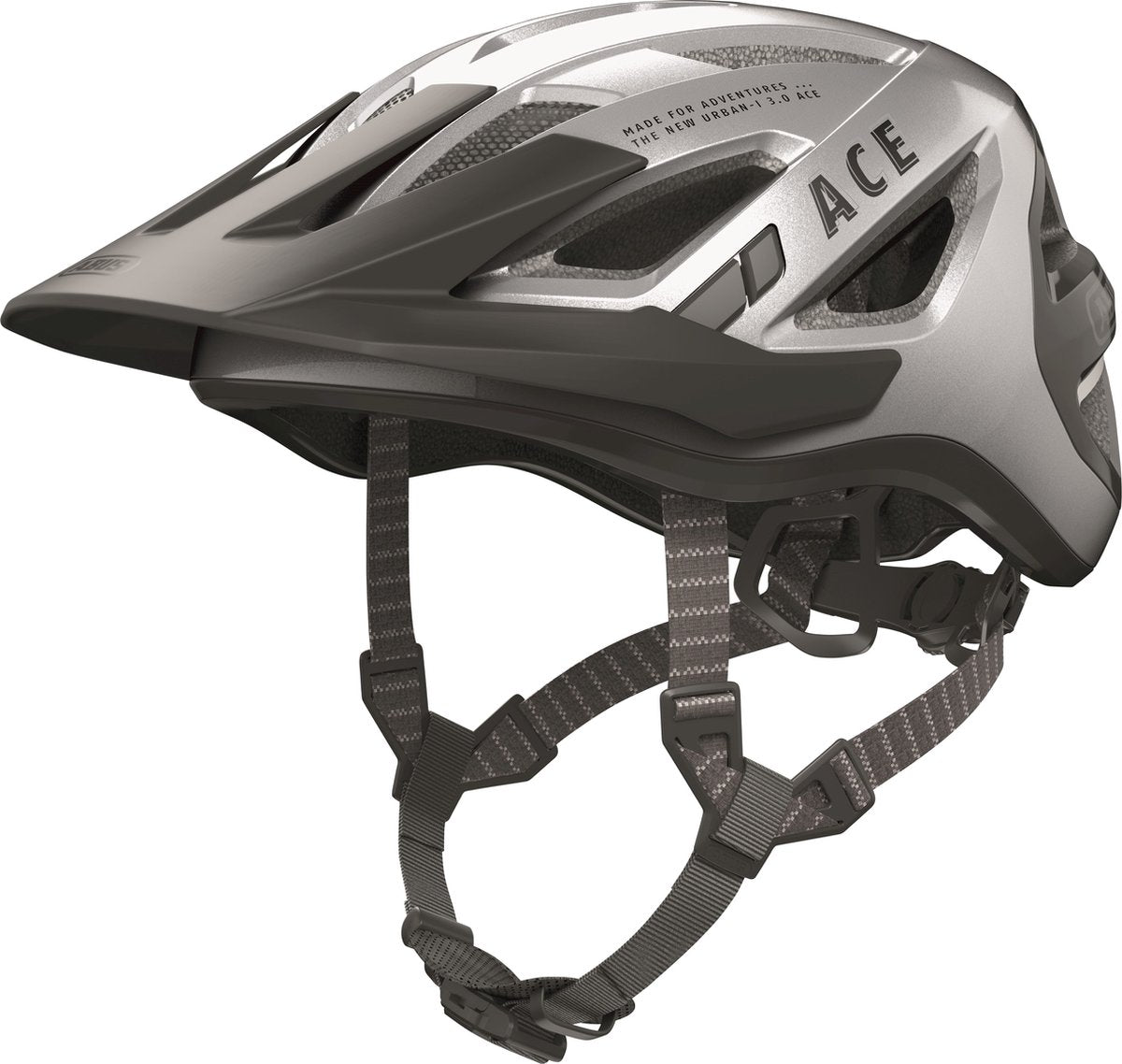 Abus Casque Urban-I 3.0 Ace Gleam Silver M 52-58CM