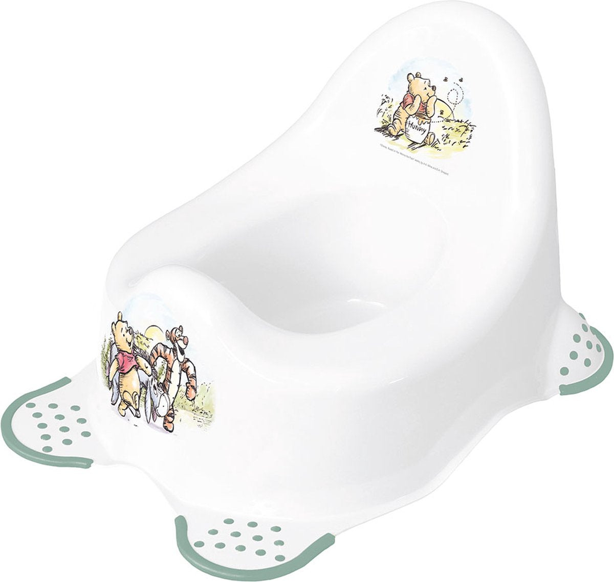 Pot de gardien Winnie l'ourson - pot antidérapant pour les tout-petits | impression durable | idéal pour l'apprentissage de la propreté