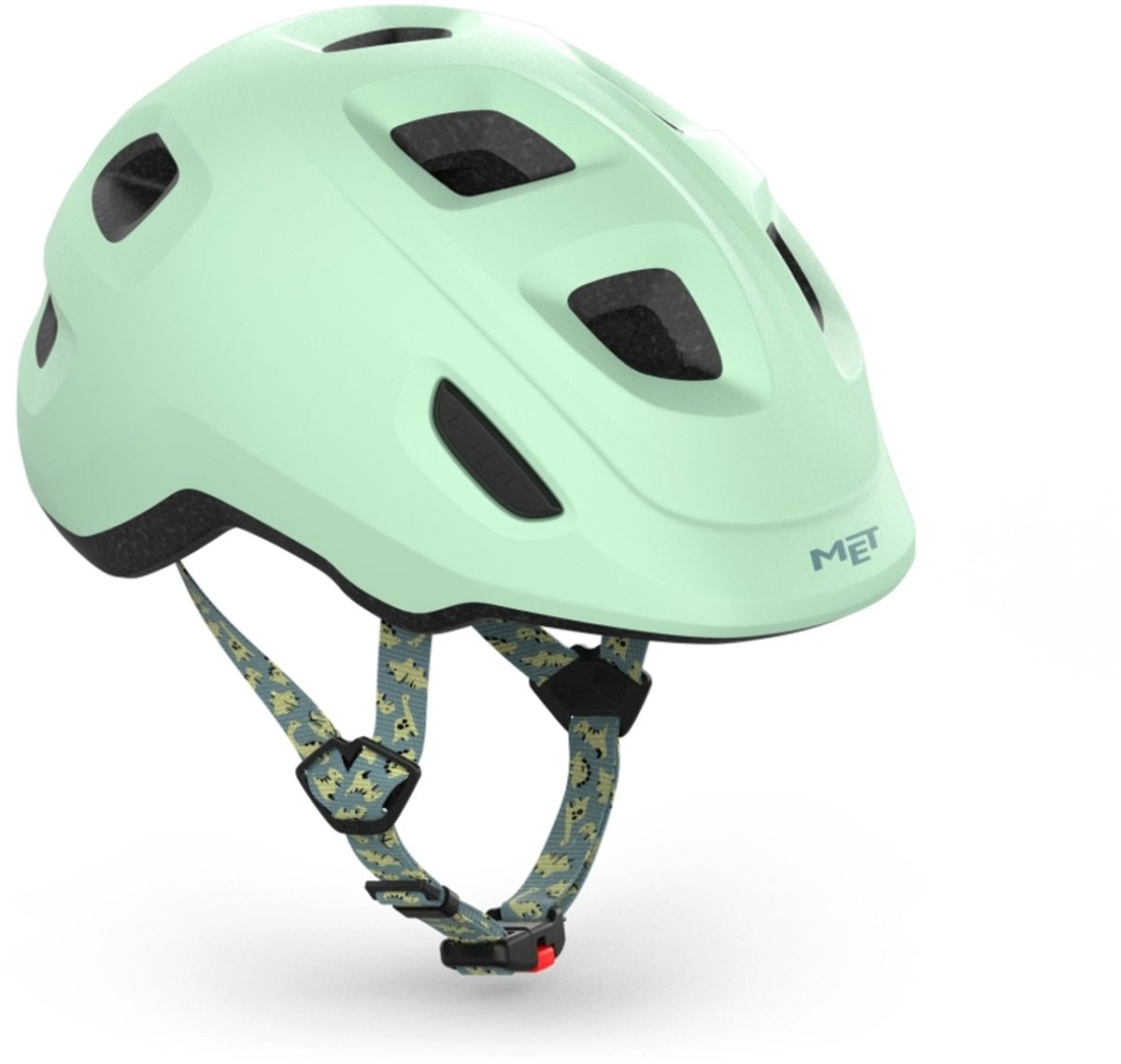 Avec hourra casque pour enfants - casque de vélo pour enfants - taille s m (52-55 cm) - vert dépoussiéré mat