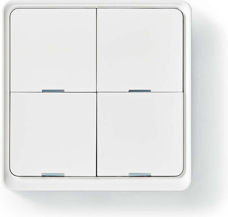 Interrupteur mural Nedis smartlife - zigbee 3.0 - montage mural - android ios - plastique - blanc