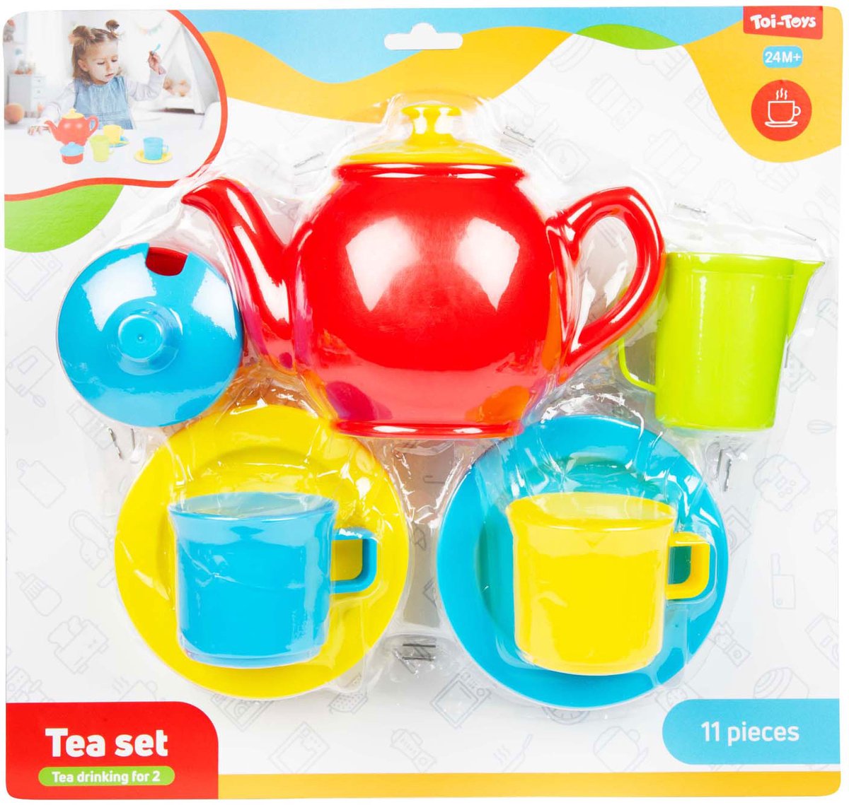 Toi-toys repas à domicile, fêtes de thé, 11 pièces