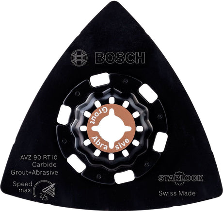 Plateau de ponçage carbure Bosch avz 90 rt10 90 mm grain 10 - 26092...
