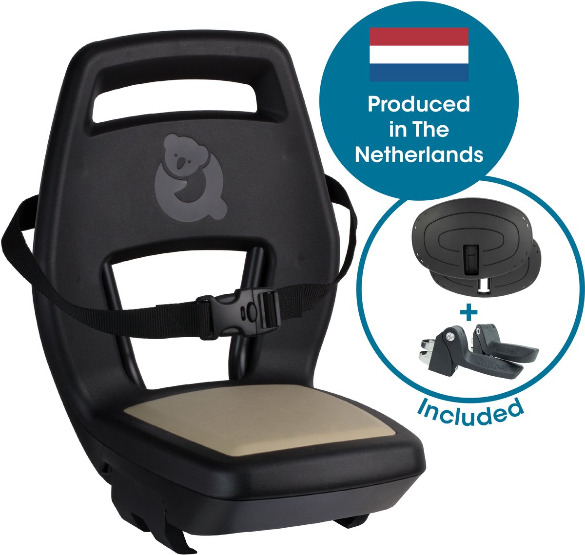 Qibbel Seat arrière crème noire junior complète Q344
