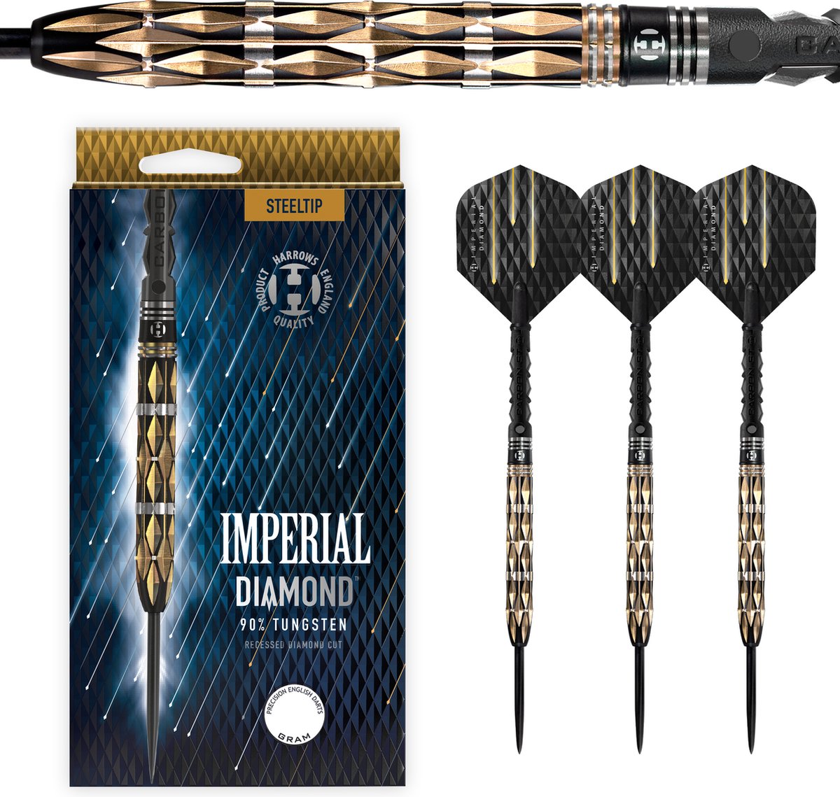 Harrows diamant impérial 90% tungstène 22gr