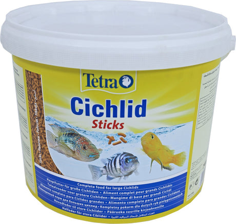 Seau de bâtonnets de cichlidés de nourriture pour poissons Tetra - 10 l