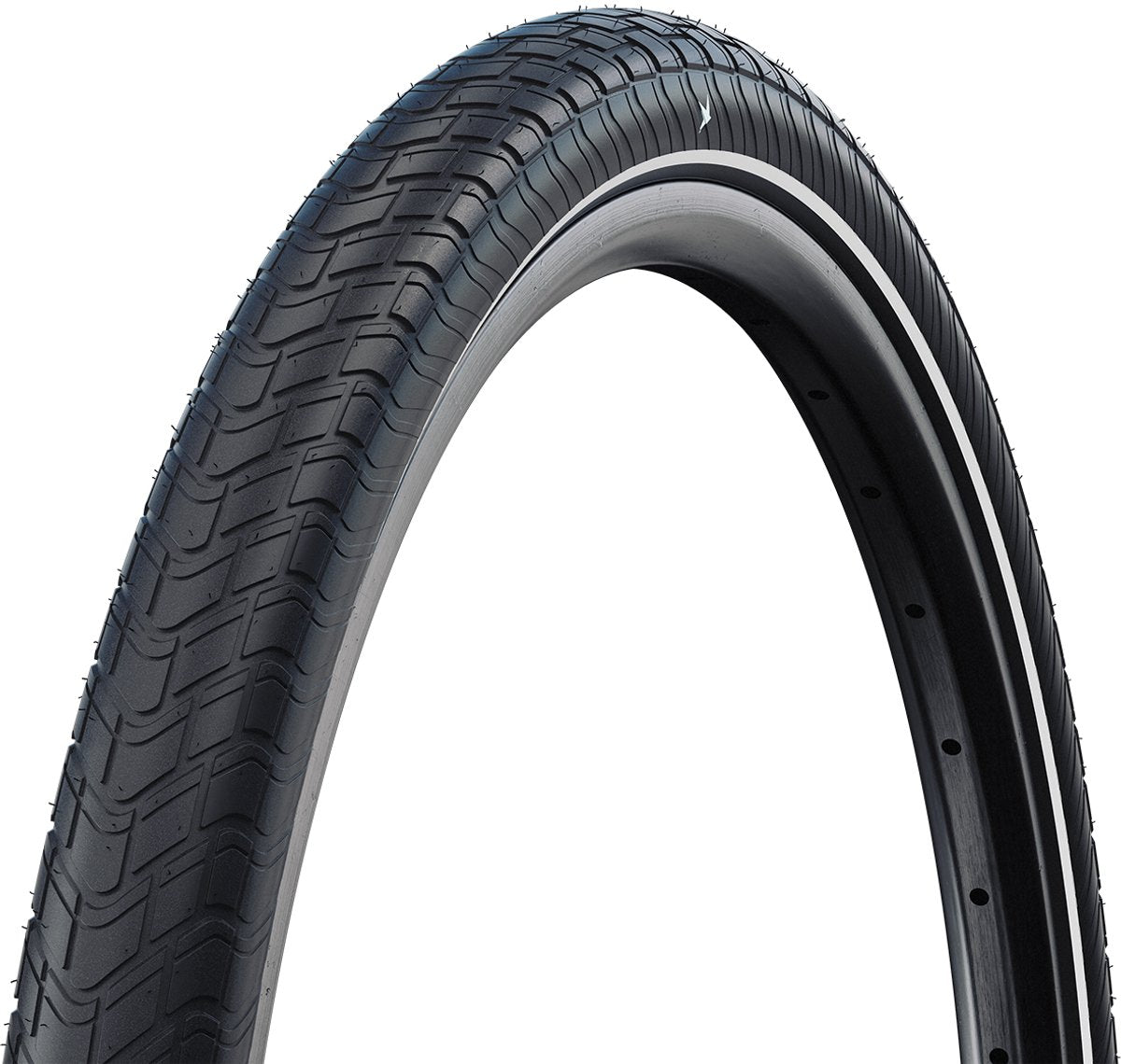 Schwalbe big apple - filaire - addix green - raceguard - 28x2,15 - noir + reflex