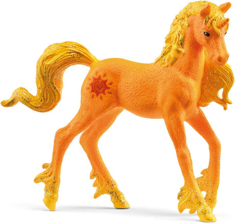 Schleich bayala licorne de collection ensoleillée – figurine de licorne jouet magique.