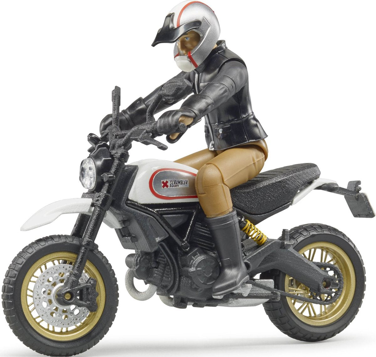 Bruder moto Ducati Desert avec chauffeur