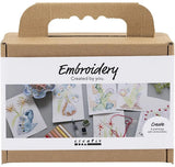 Société créative https : www.cchobby.nl mini-hobbyset-embroidery-paintings-with-embroidery-various-colors-1-box