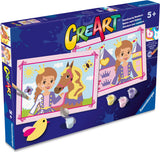 Ravensburger creart peinture par numéro - petites princesses