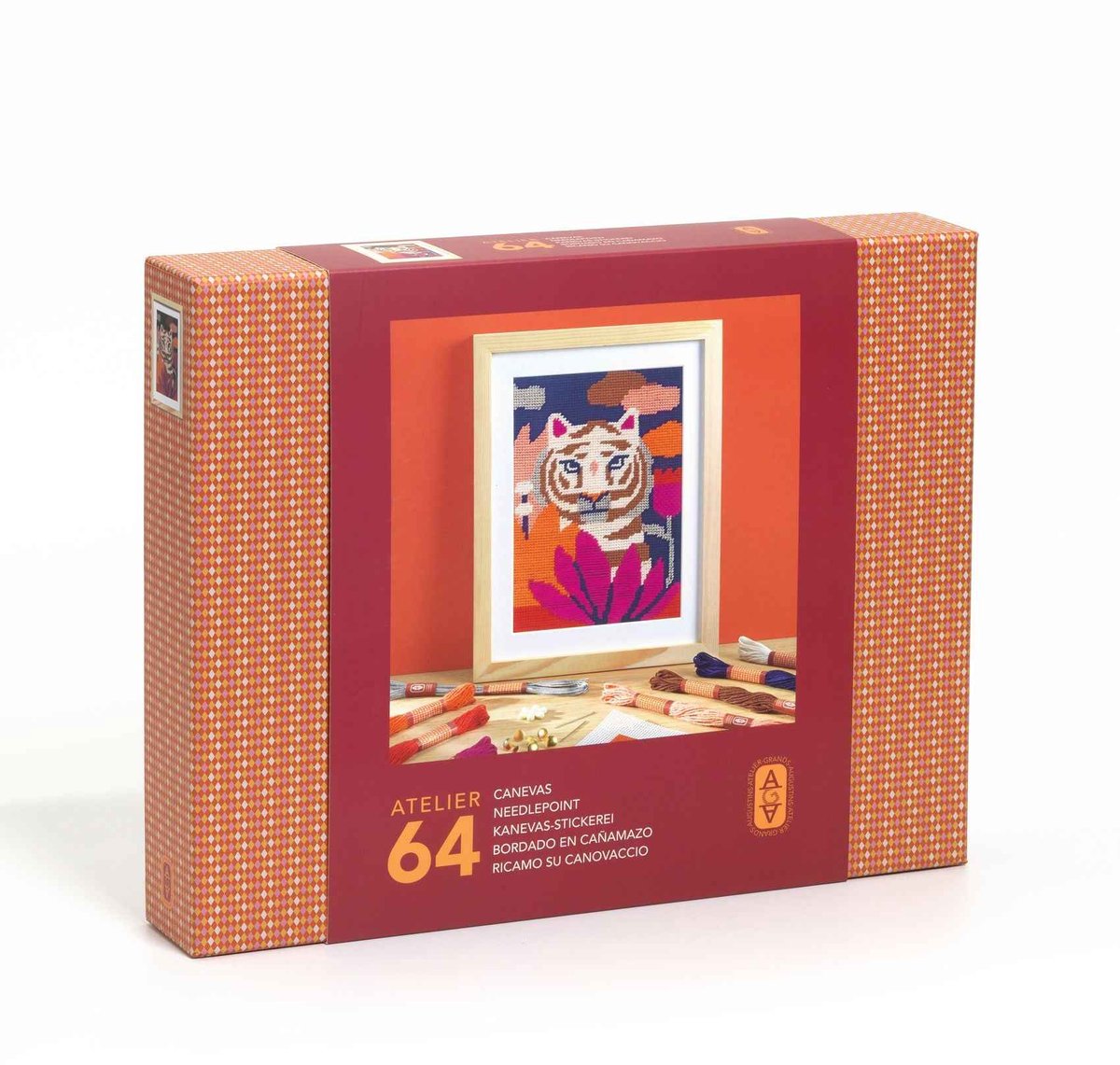 Djeco broderie sur toile atelier 64