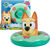 Jouets d'orignal bluey splash et flotteur bingo jouant des jouets de bain figure