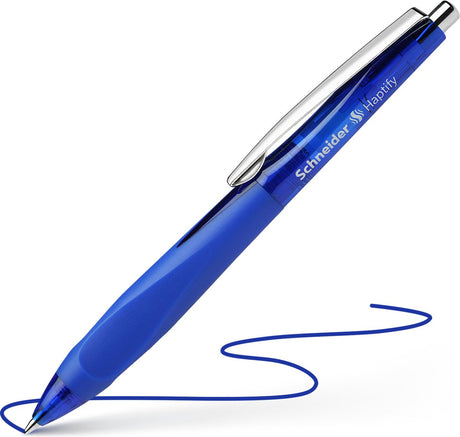 Schneider instruments d'écriture stylo à bille schneider - haptify - bleu - plume m - s-135303