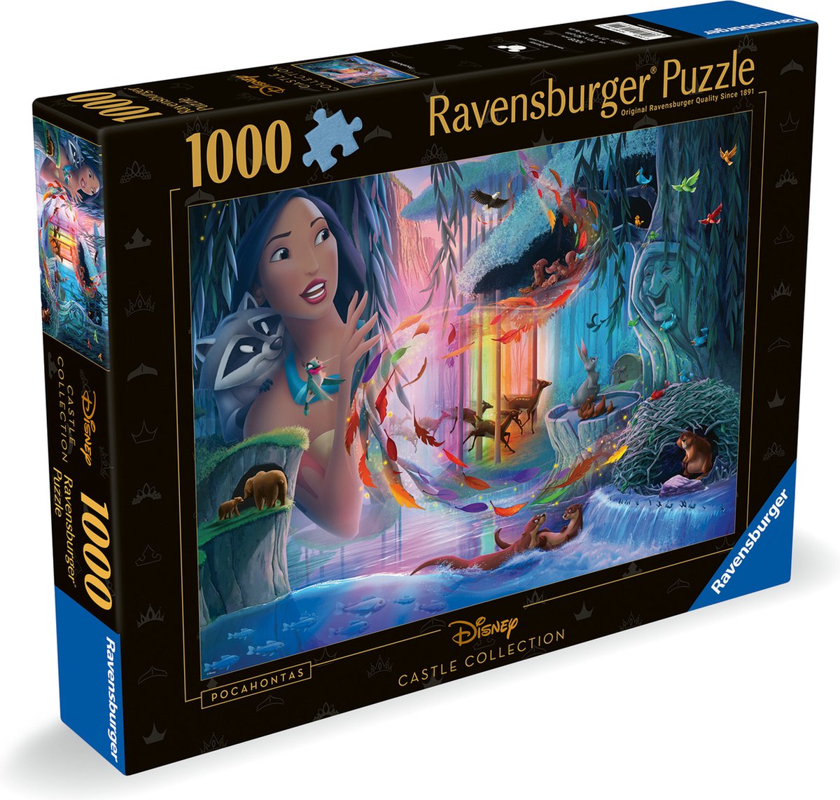 Ravensburger puzzle Châteaux Disney Pocahontas, 1000 pcs.