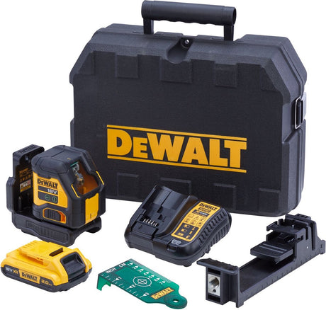Dewalt dcle34021d1 batterie laser à lignes croisées vert 18v xr 2.0ah en tstak