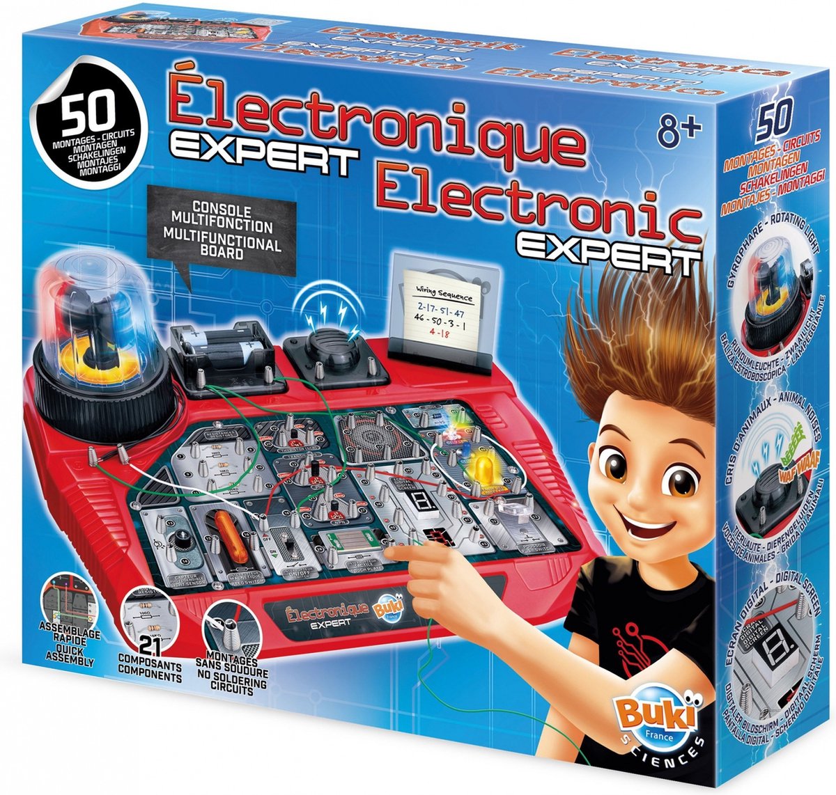 Buki france buki - expert en set électronique - expérimentation - électronique - technologie - électricité - jouets éducatifs