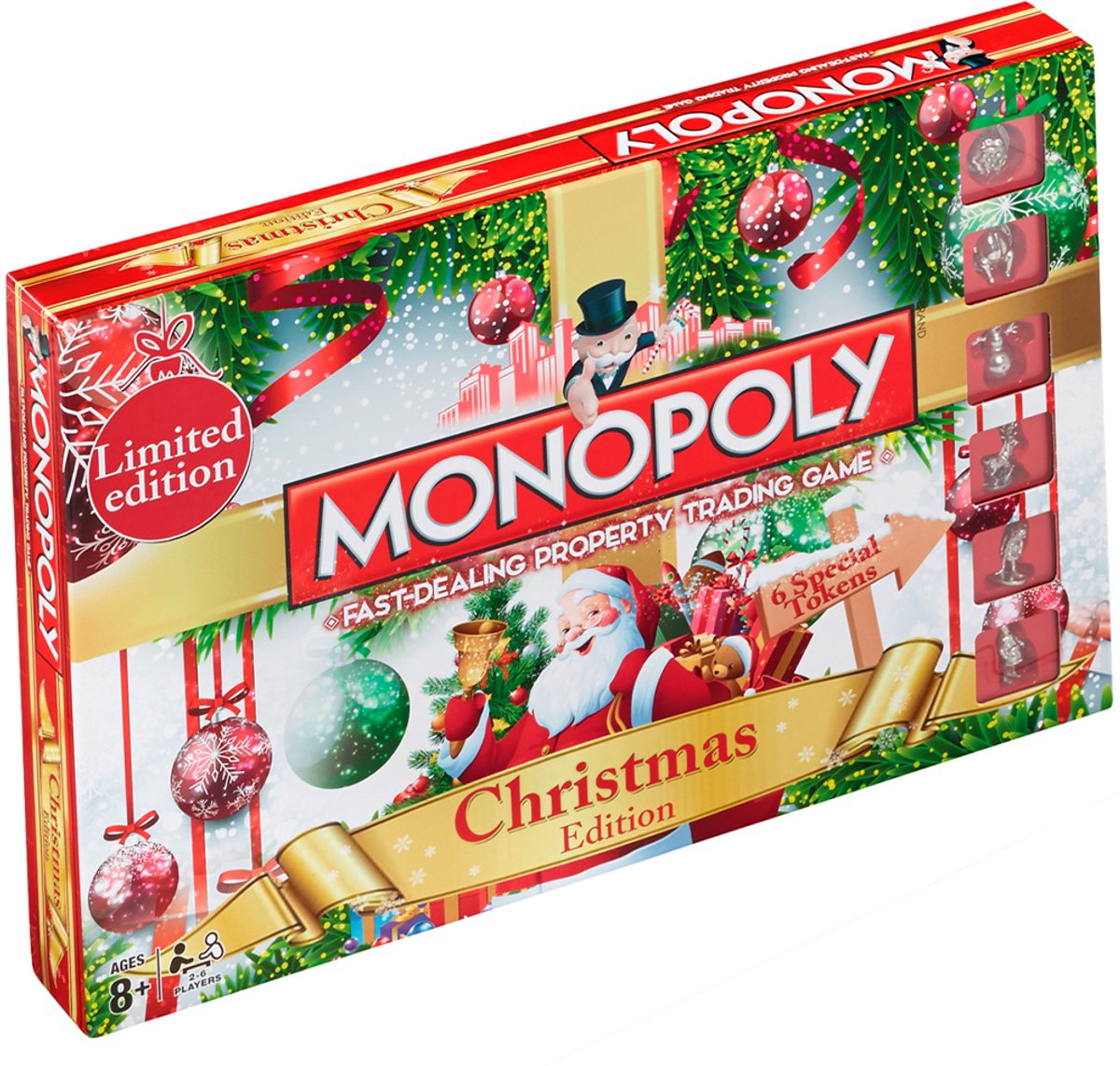 Coups gagnants Monopoly édition Noël - Jeu de société de Noël - à partir de 8 ans