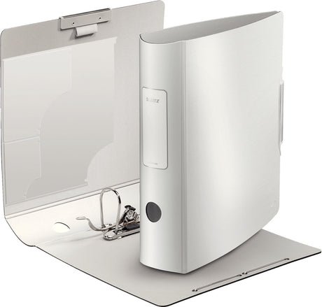 Classeur Leitz style actif 180° pour 500 feuilles A4 - largeur de dos de 82 mm - blanc polaire