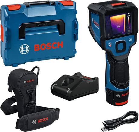 Bosch professional gtc 12v-450-13 - caméra thermique - avec batterie 12v - chargeur - l-boxx