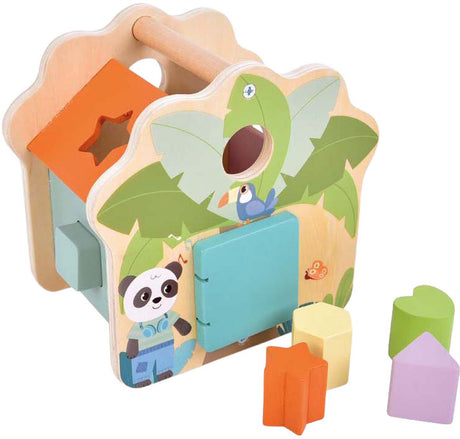 Small foot - trieur de formes en bois jungle friends fsc