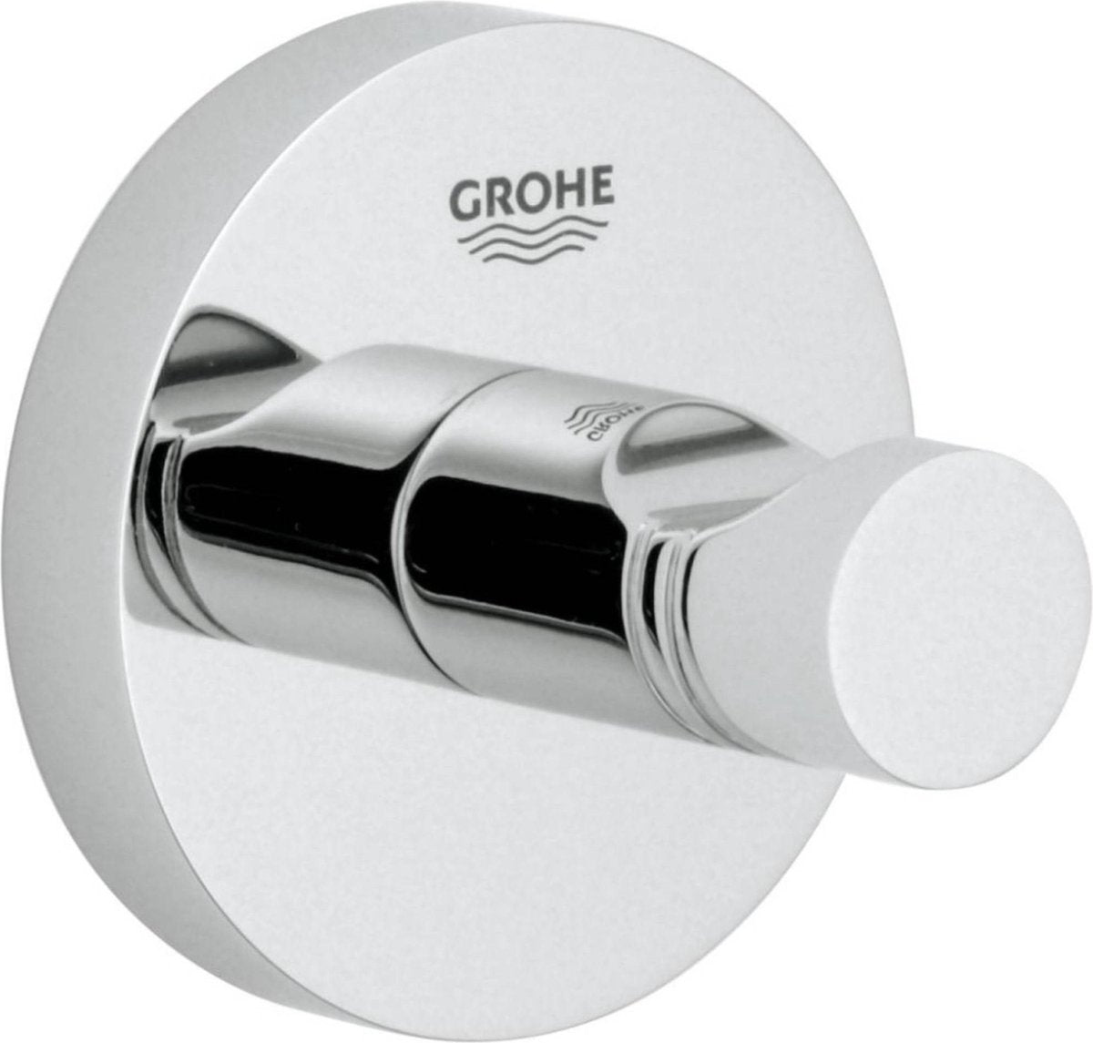 Crochet pour peignoir Grohe Essential - Crochet pour serviette - métal - chrome