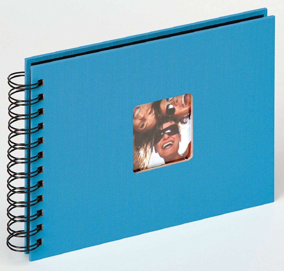 Walther sa-109-u fun - album à spirales - taille 23 x 17 cm - bleu océan
