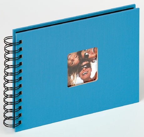 Walther sa-109-u fun - album à spirales - taille 23 x 17 cm - bleu océan