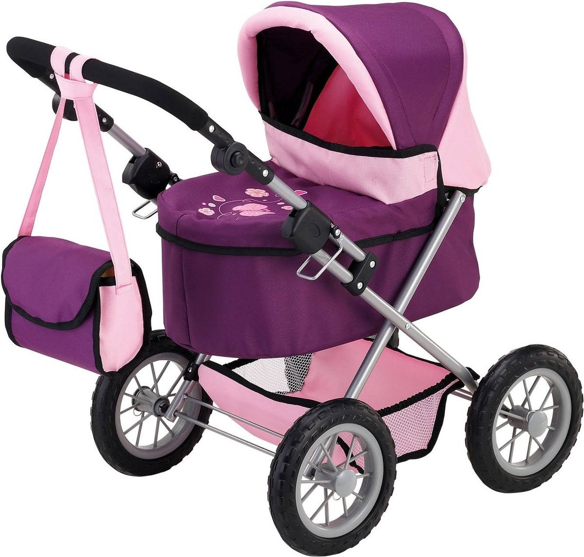 Bayer design - landau de poupée tendance - rose et violet