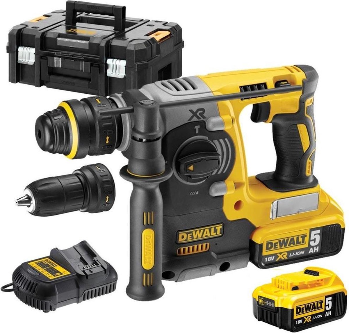 Dewalt série xr - marteau perforateur à batterie sds-plus - 18v - 2,1j - sans balais