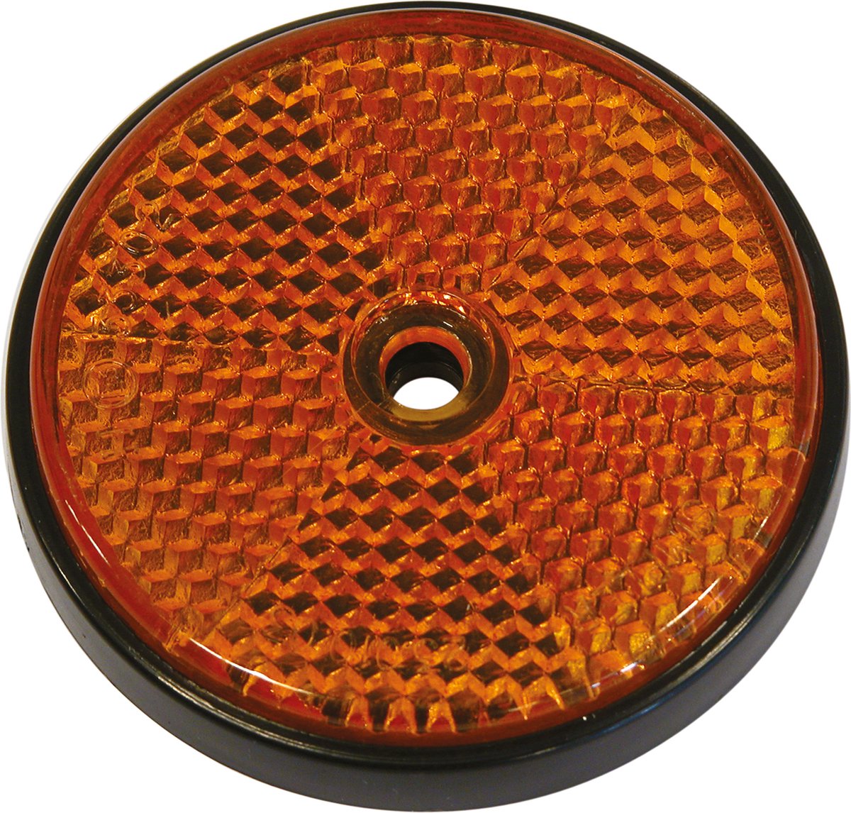 Carpoint reflector rond 70mm oranje bulk