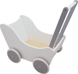 Playwood Doll Wagon White Silver
