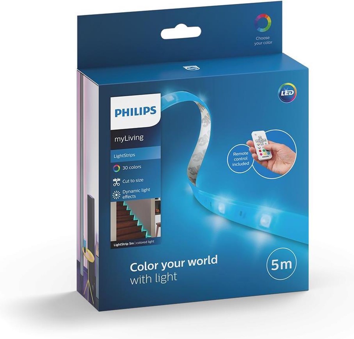Philips led lightstrip - gekleurd licht- 5m