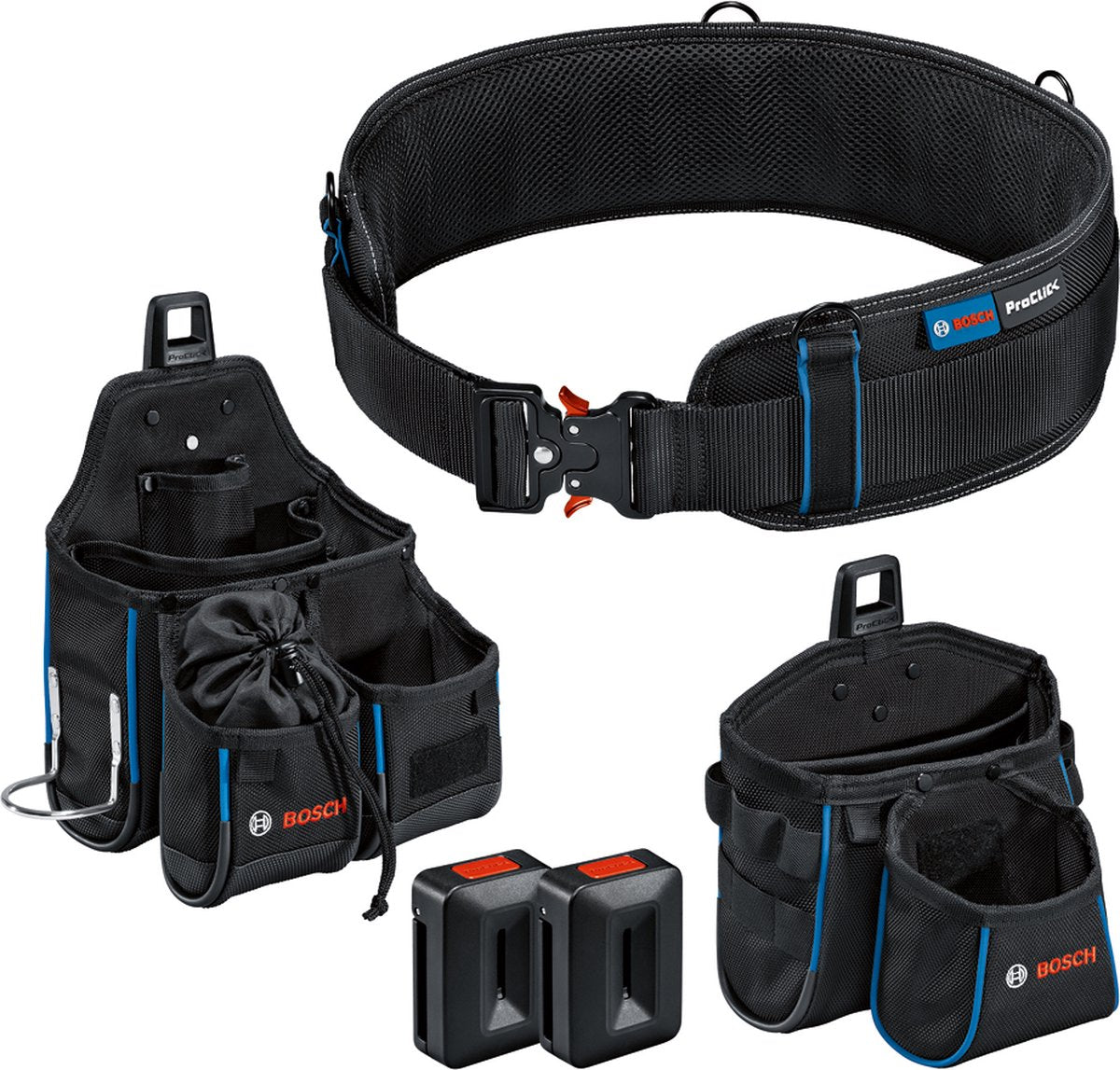 Ceinture à outils Bosch professional proclick kit 93 - noire