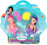 Toi-toys sirènes poupée sirène avec accessoires, 12 cm
