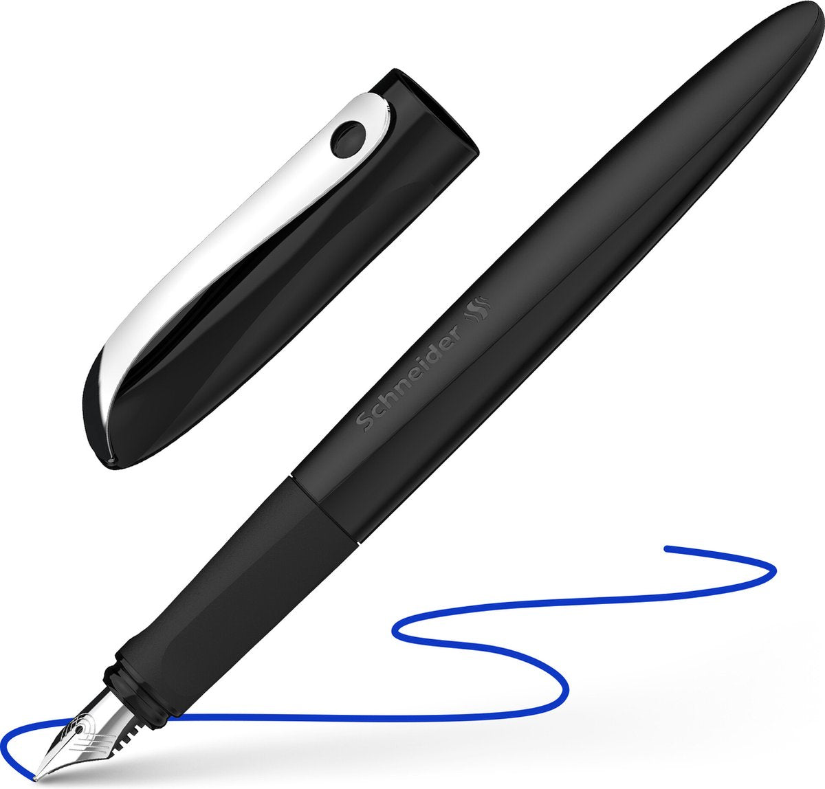 Stylo plume Schneider papeterie Schneider - ondulé - noir - plume m - s-162131