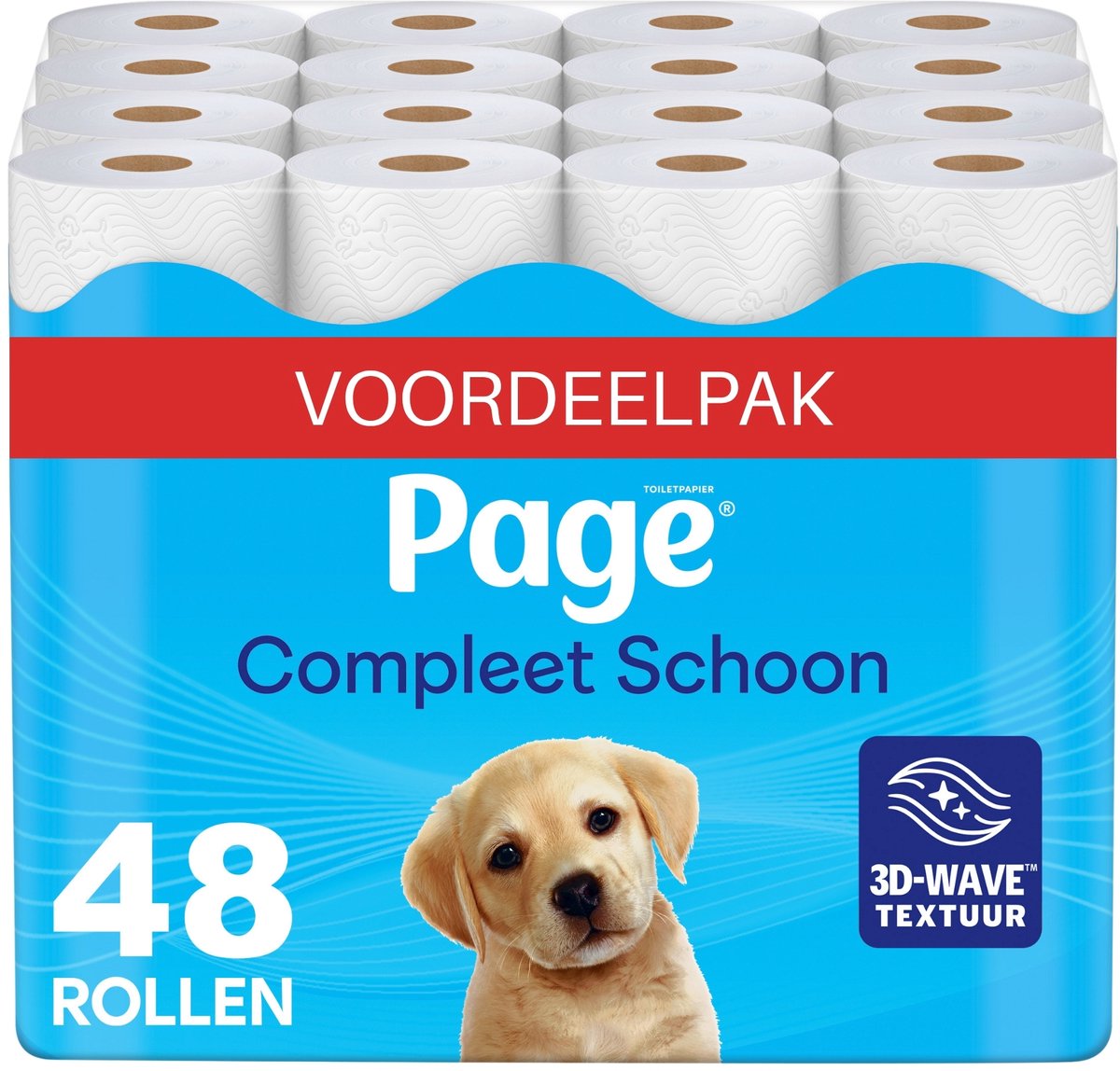 Papier toilette Page ® - papier toilette complètement propre - 48 rouleaux - pack économique